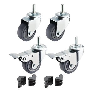 Vogue Castors for Stainless Steel Tables (Pack of 4)