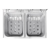 Buffalo 2-Tank Countertop Electric Fryer 2 x 5 L, 2x 2,8 kW with Digital Timer