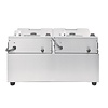 Buffalo 2-Tank Countertop Electric Fryer 2 x 5 L, 2x 2,8 kW with Digital Timer