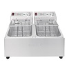 Buffalo 2-Tank Countertop Electric Fryer 2 x 5 L, 2x 2,8 kW with Digital Timer