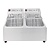 Buffalo 2-Tank Countertop Electric Fryer 2 x 5 L, 2x 2,8 kW with Digital Timer