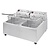 Buffalo 2-Tank Countertop Electric Fryer 2 x 5 L, 2x 2,8 kW with Digital Timer