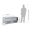 Polar Refrigeration  U-Series Single Drawer Counter Fridge Freezer 3xGN
