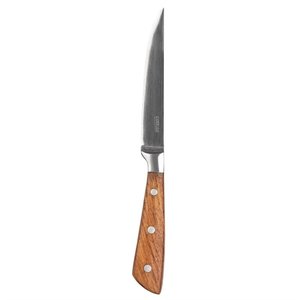 Comas Montblanc Steak Knife with Wooden Handle (Pack of 6)