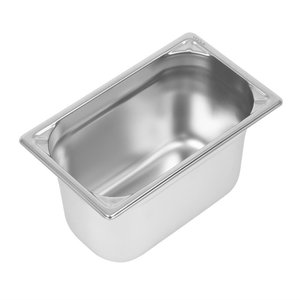 Vogue Stainless Steel Gastronorm Pan 1/4 150 mm Vogue Stainless Steel Gastronorm Pan 1/4 150 mm