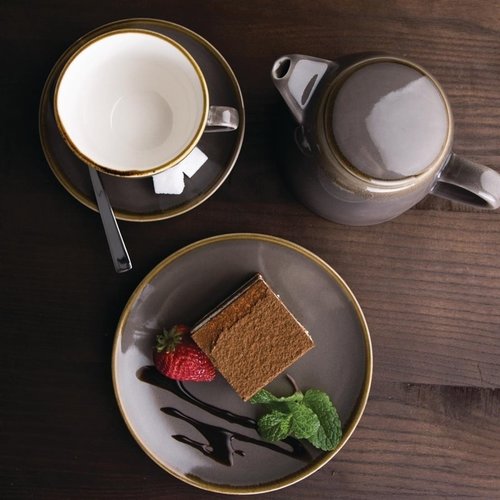 Olympia Talerz płytki, Ø178 mm, Kiln, szary (6 szt.)