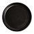 Olympia Shallow Plate, Ø180 mm, Canvas, Black (Pack of 6)