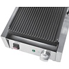 Buffalo Single Cast Iron Contact Grill, Grooved Grill Plate, 210 x 226 mm, 1,5 kW