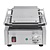Buffalo Single Cast Iron Contact Grill, Grooved Grill Plate, 210 x 226 mm, 1,5 kW