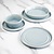 Olympia Cavolo Flat Round Bowl Spring Green 220mm (Pack of 4)