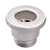 XXLselect 38mm Brass Chromed Drain Plug with Joint and Fixing Nut