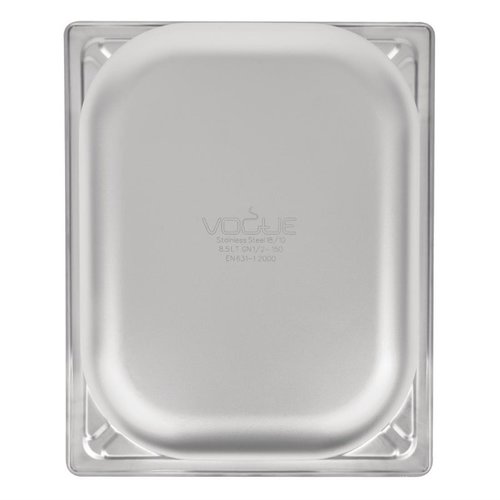Vogue Stainless Steel Gastronorm Pan 1/2 150 mm Vogue Stainless Steel Gastronorm Pan 1/2 150 mm
