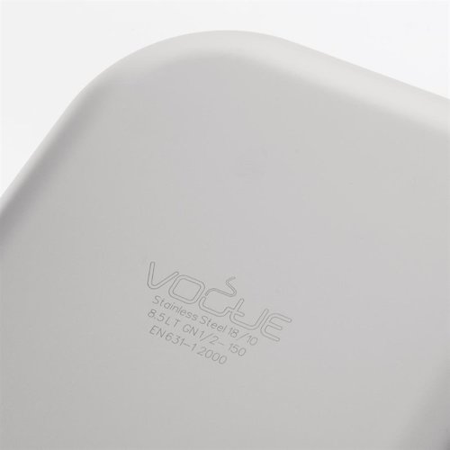 Vogue Stainless Steel Gastronorm Pan 1/2 150 mm Vogue Stainless Steel Gastronorm Pan 1/2 150 mm