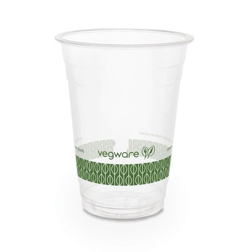 Vegware Compostable PLA Cold Cups 455 ml (Pack of 1000) Vegware Compostable PLA Cold Cups 455 ml (Pack of 1000)