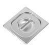 Vogue Stainless Steel Gastronorm Lid 1/6