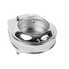 Olympia Round Electric Chafing Dish with a Glass Hinged Cover Olympia Round Electric Chafing Dish with a Glass Hinged Cover