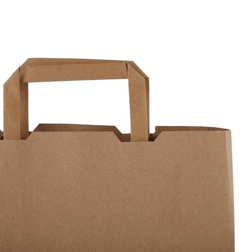 Vegware Compostable Recycled Paper Carrier Bags Large (Pack of 250) Vegware Compostable Recycled Paper Carrier Bags Large (Pack of 250)