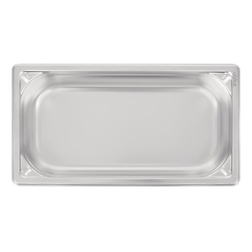 Vogue Stainless Steel Gastronorm Pan 1/3 65 mm Vogue Stainless Steel Gastronorm Pan 1/3 65 mm