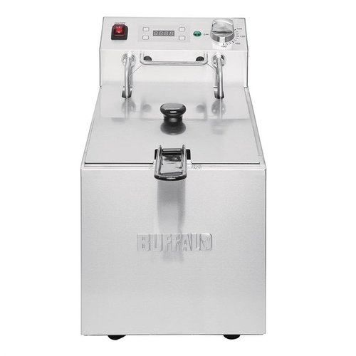 Buffalo Frytownica elektryczna nastawna 5 L, 2,8 kW z zegarem cyfrowym Buffalo Frytownica elektryczna nastawna 5 L, 2,8 kW z zegarem cyfrowym