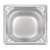 Vogue Stainless Steel Gastronorm Pan 1/6 150 mm