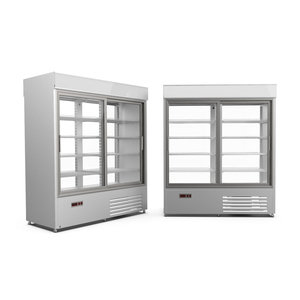 XXLselect Szafa chłodnicza 2-drzwiowa przeszklona 1400 L, +2 °C do +10 °C