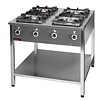 XXLselect Gas Cooker with 4 Burners with Open Base, 30 kW XXLselect Gas Cooker with 4 Burners with Open Base, 30 kW
