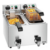 Bartscher Frytownica elektryczna 2-komorowa nastawna 2 x 4 L, 4 kW Bartscher Frytownica elektryczna 2-komorowa nastawna 2 x 4 L, 4 kW