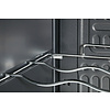 Bartscher Single Hinged Door Back Bar Cooler 88 L, from 2 °C to 10 °C, Black
