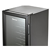 Bartscher Single Hinged Door Back Bar Cooler 88 L, from 2 °C to 10 °C, Black
