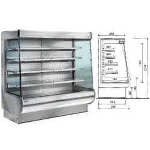 Diamond Wentylowany regał chłodniczy | 1500x975x(H)2100 | +4° +6°