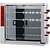 Diamond Electric Rotisserie Grill Vitroceramic 4 Splits, 24 Chickens, 19,2 kW, 400-230V