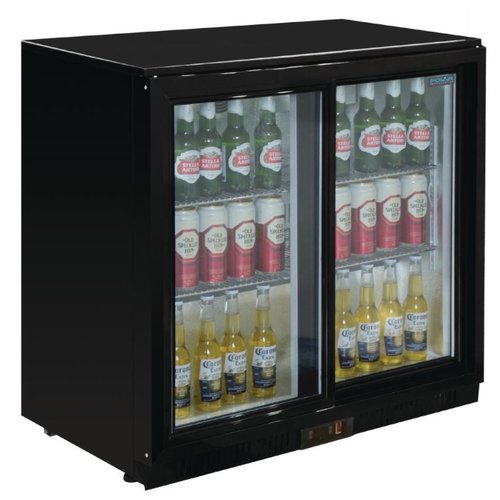 Polar Refrigeration G-Series Back Bar Cooler with Sliding Doors 208Ltr Polar Refrigeration G-Series Back Bar Cooler with Sliding Doors 208Ltr