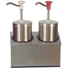 Saro Dispenser voor sauzen 2 x 2.25 L | roestvrij staal