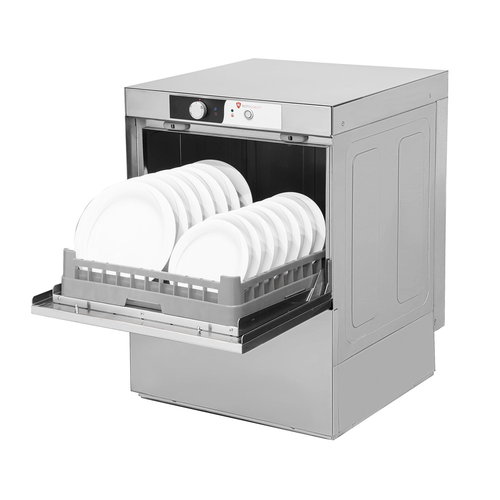 Resto Quality ZMYWARKA DO NACZYŃ | KOSZ 500X500 | POMPA SPUSTOWA | 3,4 KW | 230 V | RQ500 B DD Resto Quality ZMYWARKA DO NACZYŃ | KOSZ 500X500 | POMPA SPUSTOWA | 3,4 KW | 230 V | RQ500 B DD