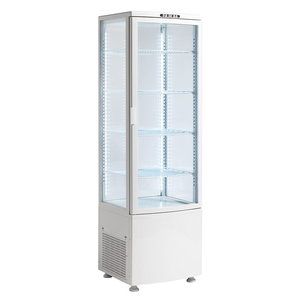 Resto Quality Witryna cukiernicza kwadratowa, 235 L, od 0°C do 12°C, stacjonarna, z oświetleniem LED, biała Resto Quality Witryna cukiernicza kwadratowa, 235 L, od 0°C do 12°C, stacjonarna, z oświetleniem LED, biała