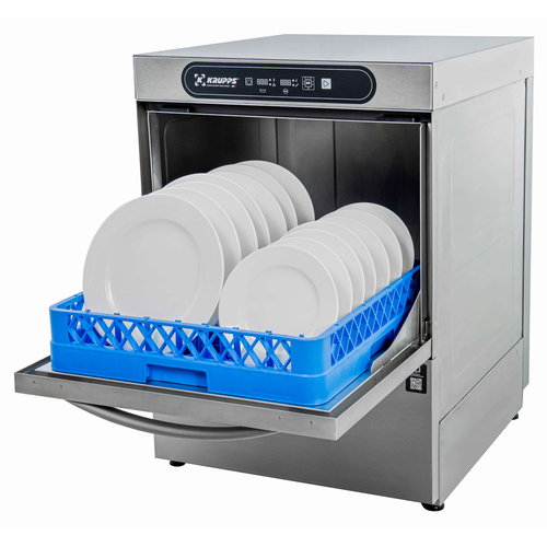 Krupps Zmywarka podblatowa do szkła i talerzy 500 x 500 mm z elektronicznym panelem Advance, do 30 koszy/h Krupps Zmywarka podblatowa do szkła i talerzy 500 x 500 mm z elektronicznym panelem Advance, do 30 koszy/h