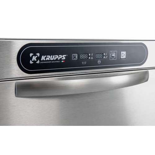 Krupps Zmywarka podblatowa do szkła i talerzy 500 x 500 mm z elektronicznym panelem Advance, do 30 koszy/h Krupps Zmywarka podblatowa do szkła i talerzy 500 x 500 mm z elektronicznym panelem Advance, do 30 koszy/h