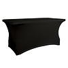 Verlo Stretch table cover, rectangular, 182,9 cm length, black VERLO