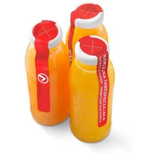 Hendi Straw protection seal, 25x203 mm - set of 2 rolls