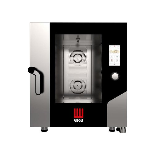 EKA Piec konwekcyjno-parowy z sondą, natryskiem i systemem myjącym 7 x GN 1/1, elektryczny 11,4 kW EKA Piec konwekcyjno-parowy z sondą, natryskiem i systemem myjącym 7 x GN 1/1, elektryczny 11,4 kW