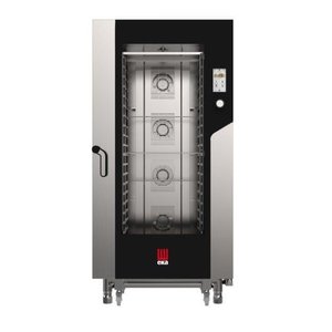 EKA Piec konwekcyjno-parowy z sondą, natryskiem i systemem myjącym 20 x GN 1/1, elektryczny 31 kW
