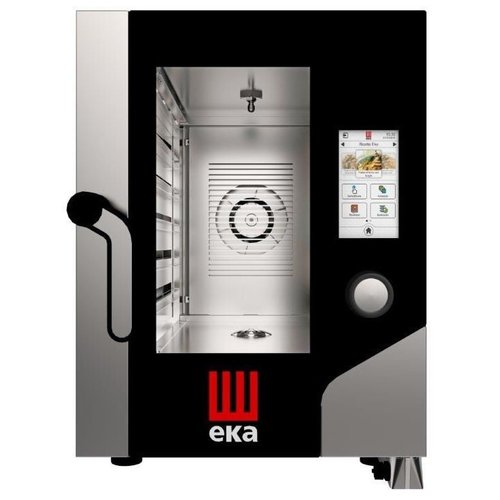 EKA Piec konwekcyjno-parowy z natryskiem i systemem myjącym 6 x GN 1/1, elektryczny 7,8 kW EKA Piec konwekcyjno-parowy z natryskiem i systemem myjącym 6 x GN 1/1, elektryczny 7,8 kW