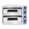 Hendi Piec do pizzy 2-komorowy elektryczny 18 kW, 12 x Ø 35 cm, ze sterowaniem mechanicznym