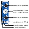 Hendi Piec do pizzy 2-komorowy elektryczny 18 kW, 12 x Ø 35 cm, ze sterowaniem mechanicznym