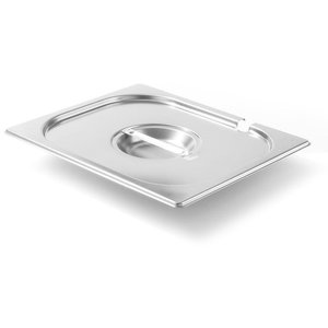Hendi Stainless Steel Gastronorm Lid 1/2 Notched Hendi Stainless Steel Gastronorm Lid 1/2 Notched