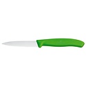 Victorinox Knife for Vegetables 80 mm, Swiss Classic with Serrated Blade Green