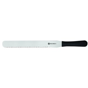 Hendi Cake Knife 300 mm, Creme with Serrated Blade