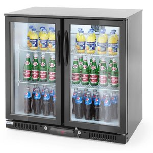Arktic Chłodziarka barowa z 2 drzwiami uchylnymi, od 2 °C do 10 °C, 228 L, czarna Arktic Chłodziarka barowa z 2 drzwiami uchylnymi, od 2 °C do 10 °C, 228 L, czarna