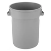 AmerBox 80 L Grey Round Polypropylene Waste Bin, Without Lid, 80 L