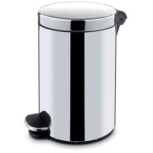 Hendi 30 L Round Stainless Steel Pedal Bin, Lift Lid